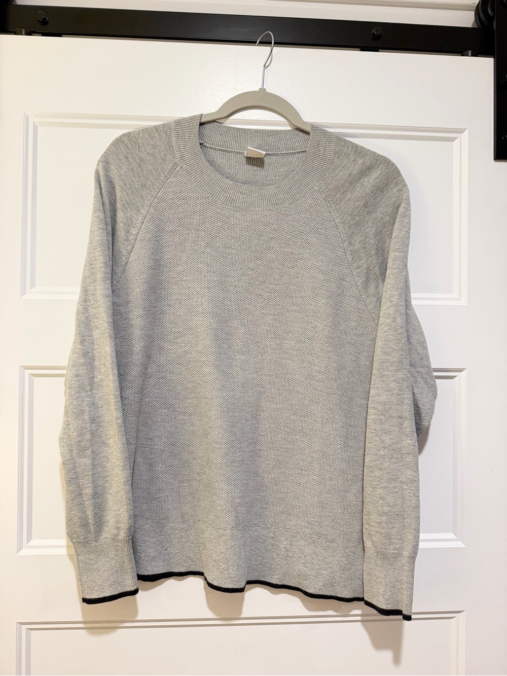 Lole Light Gray Crewneck Sweater - Classic Knit